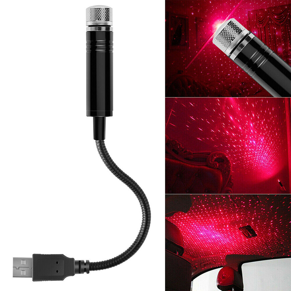چراغ لیزری کهکشانی usb خودرو