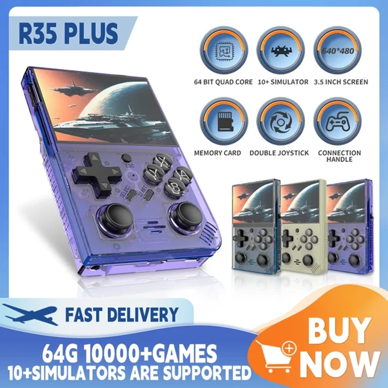 کنسول بازی پرتابل مدل R35 plus اورجینال