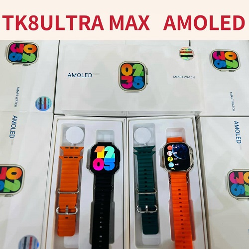 ساعت هوشمند TK8ULTRA MAX 2023 صفحه نمایش AMOLED فول کپی نسخه اصلی