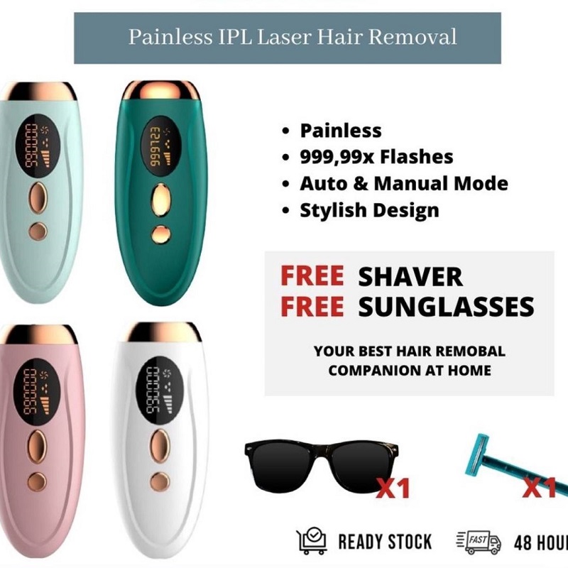 دستگاه لیزر حذف دائمی موهای زائد 999999 شات IPL (یک میلیون شات واقعی)