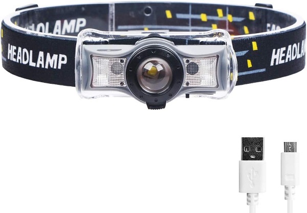 چراغ پیشانی (headlamp) قابلیت شارژ با آداپتور
